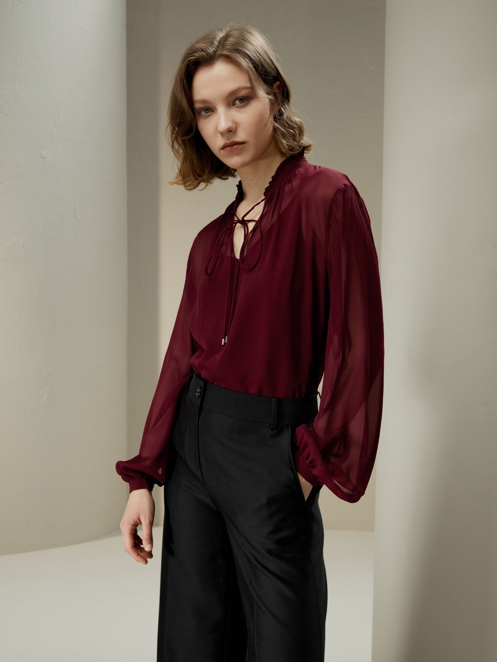 Lilysilk Georgette Silk Blouse